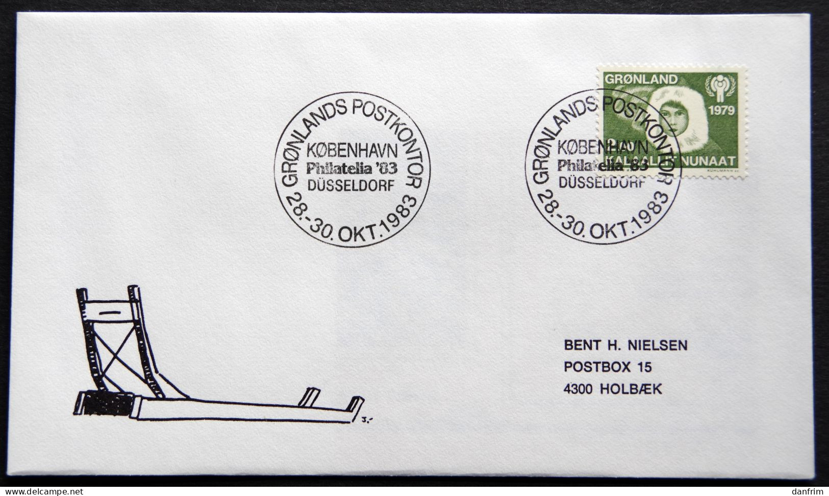 Greenland 1983 SPECIAL POSTMARKS.PHILATELIA'83  28-30-10 1983   ( Lot 922) - Covers & Documents