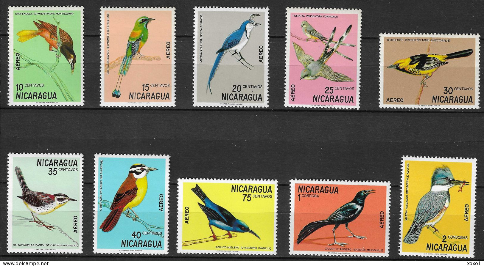 Nicaragua 1971 MiNr. 1631 - 1640 Birds Highland Guan 10v MNH** 6,50 € - Nicaragua