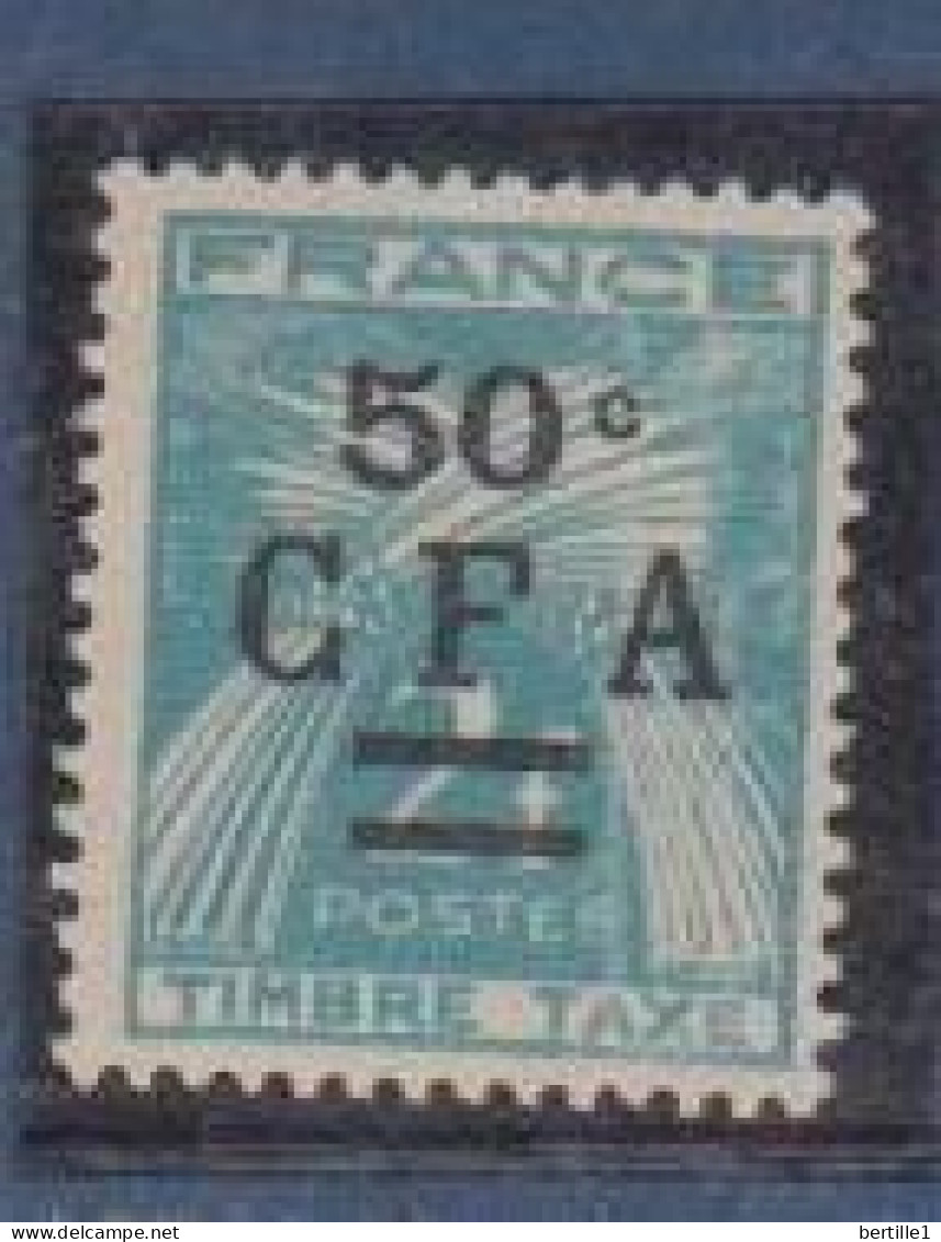 REUNION          N° YVERT  :  TAXE 37  NEUF SANS GOMME        ( S G     2 / 55  ) - Timbres-taxe