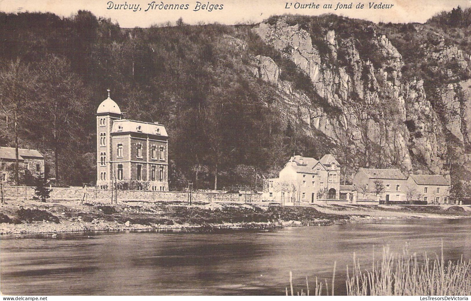 BELGIQUE - DURBUY - L'Ourthe Au Fond De Vedeur - Carte Postale Ancienne - Durbuy