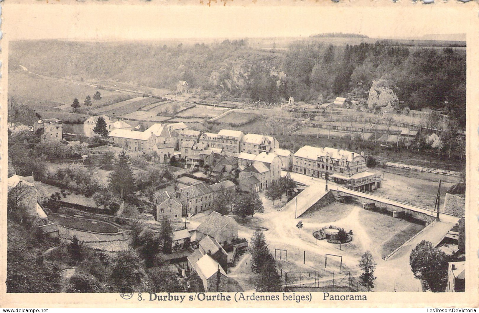 BELGIQUE - DURBUY - Panorama - Carte Postale Ancienne - Durbuy