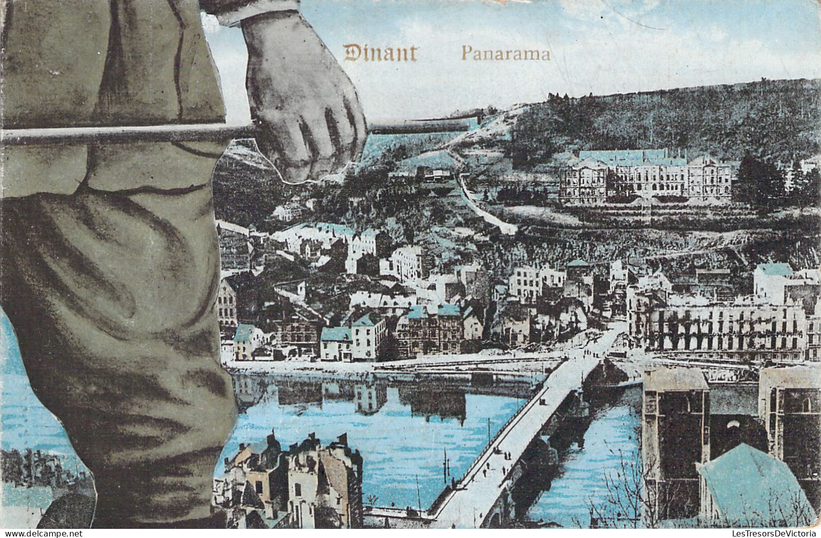 BELGIQUE - DINANT - Panorama - Militaria - Carte Postale Ancienne - Dinant