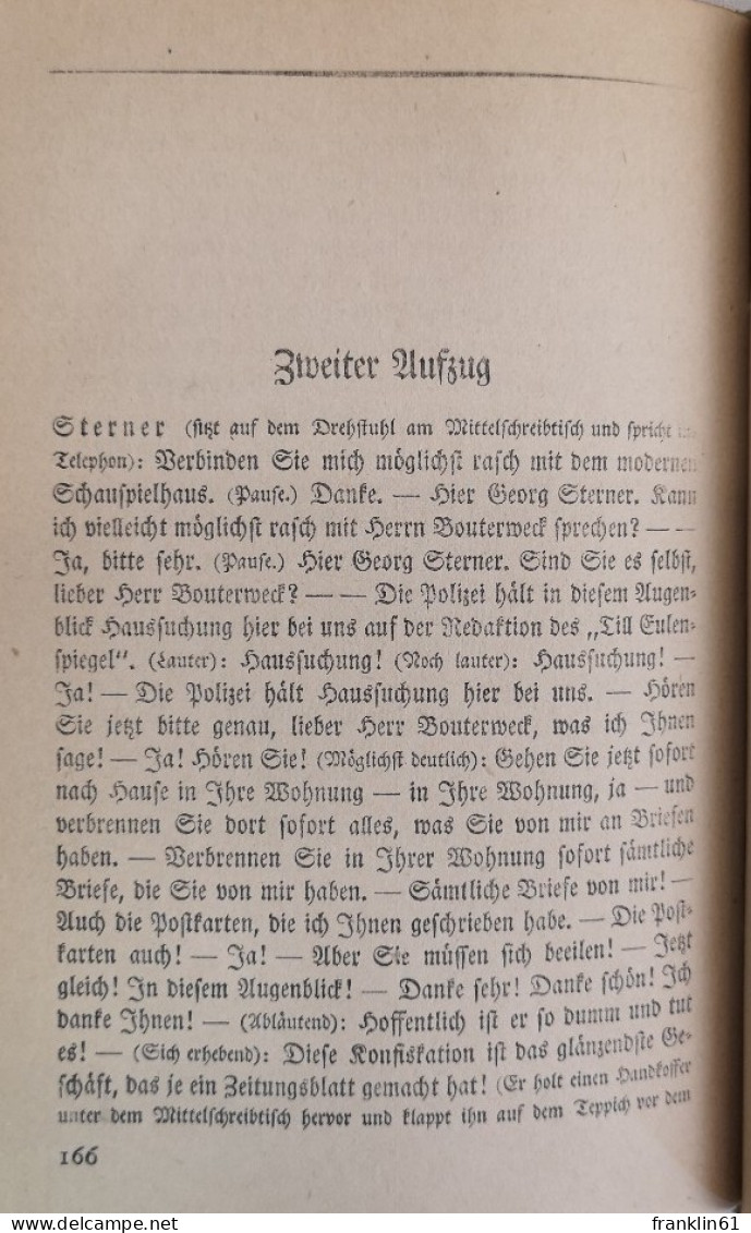 Gesammelte Werke. Fünfter Band. Tod Und Teufel. Musik. Die Zensur. Oaha. - Poesia