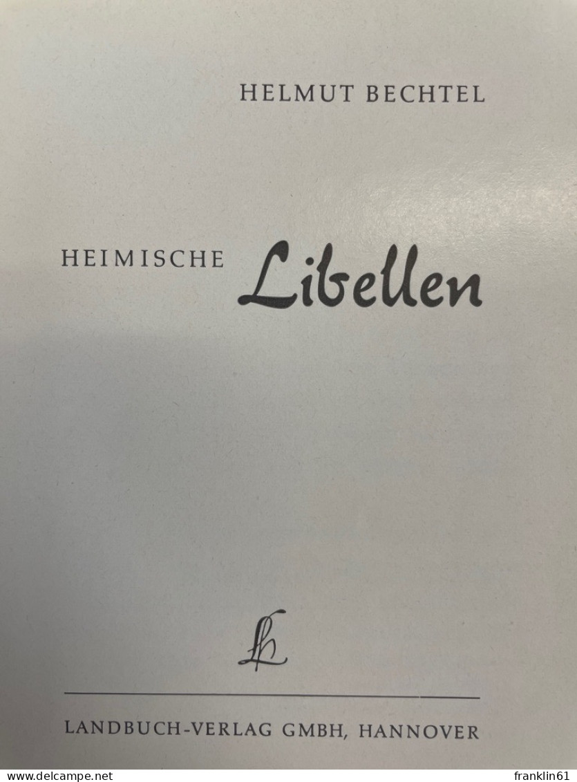 Heimische Libellen. - Animales