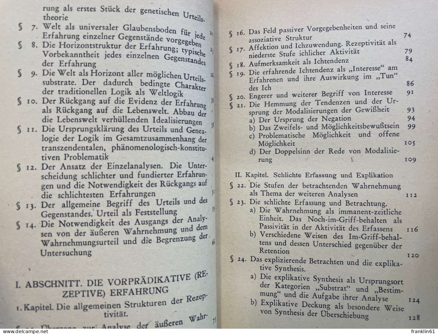 Erfahrung und Urteil : Untersuchungen zur Genealogie der Logik.