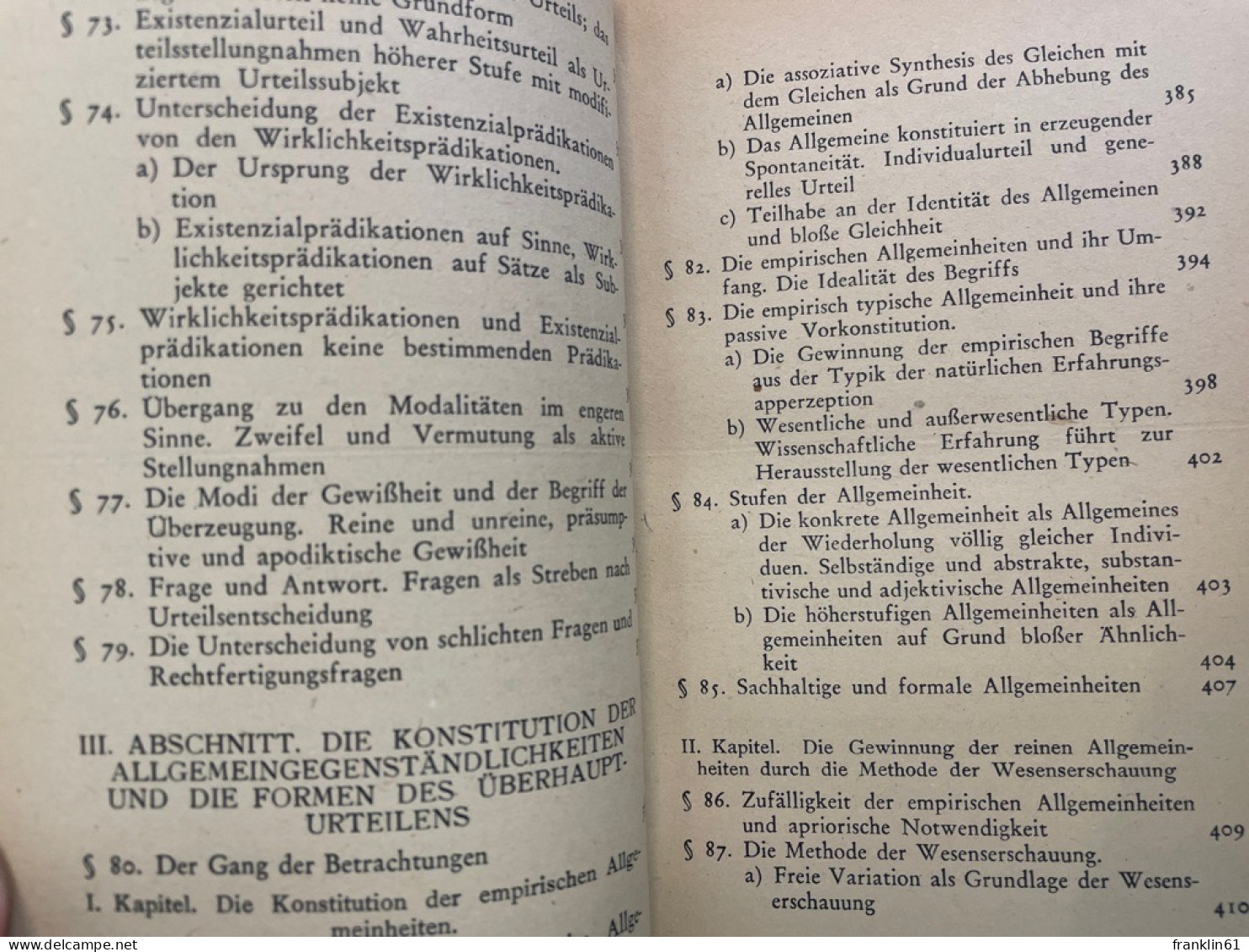 Erfahrung und Urteil : Untersuchungen zur Genealogie der Logik.