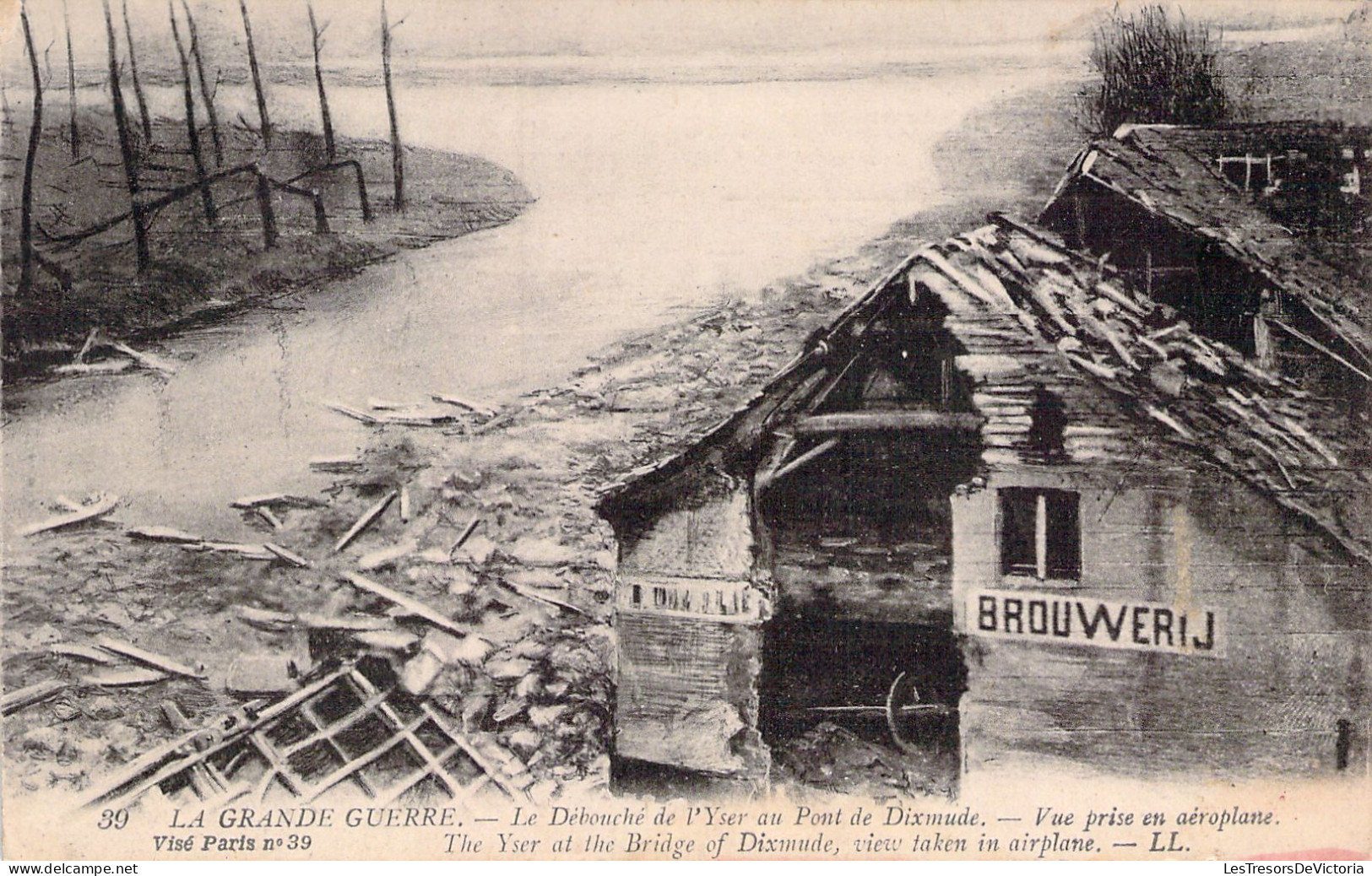 BELGIQUE - DIXMUDE - Le Débouché De L'yser Au Pont De Dixmude - Carte Postale Ancienne - Diksmuide