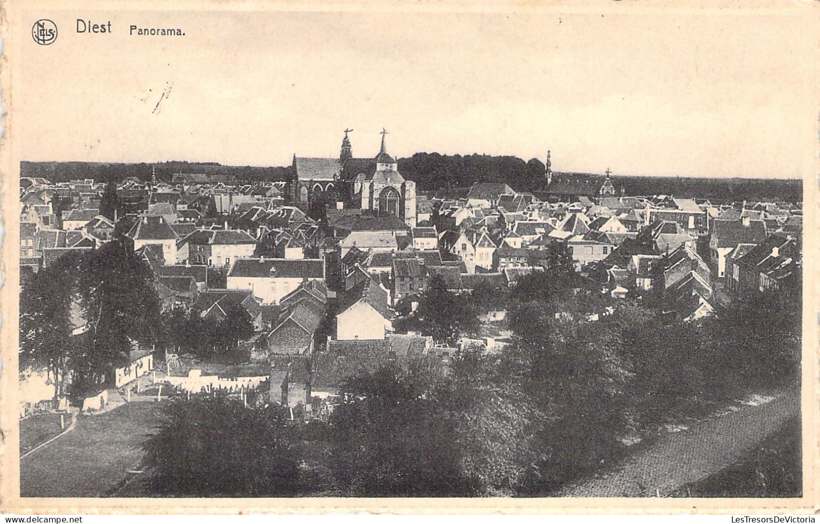 BELGIQUE - DIEST - Panorama  - Carte Postale Ancienne - Diest