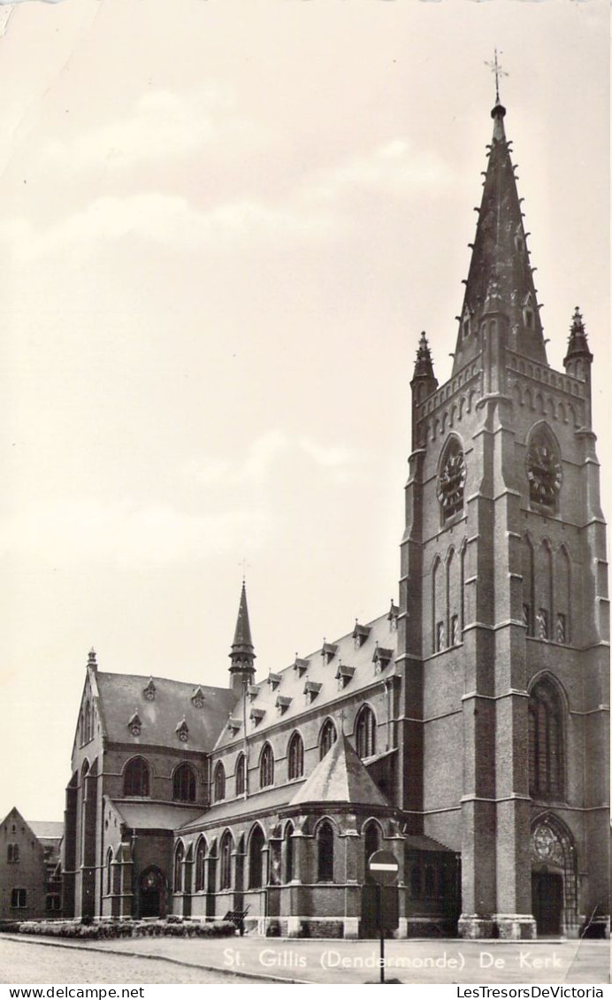 BELGIQUE - DENDERMONDE - St Gillis - De KERK - Carte Postale Ancienne - Dendermonde