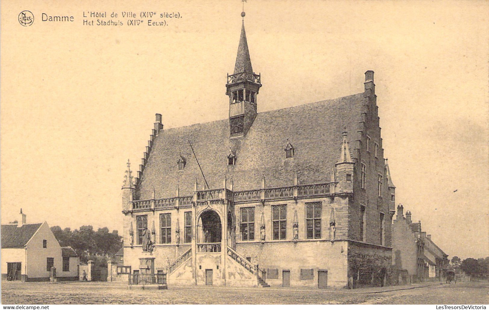 BELGIQUE - DAMME - L'Hôtel De Ville - Carte Postale Ancienne - Damme