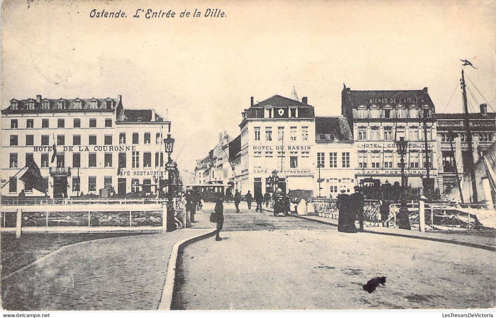 BELGIQUE - OSTENDE - L'Entrée De La Ville - Carte Postale Ancienne - Oostende