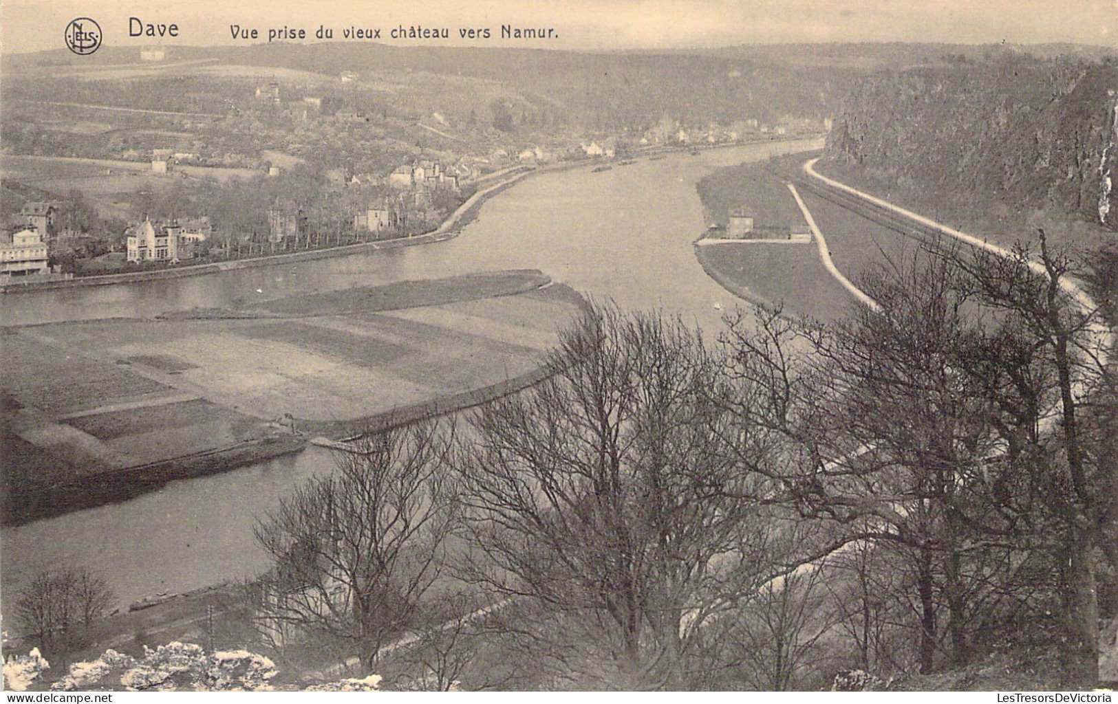 BELGIQUE - DAVE - Vue Prise Du Vieux Château Vers Namur - Carte Postale Ancienne - Sonstige & Ohne Zuordnung