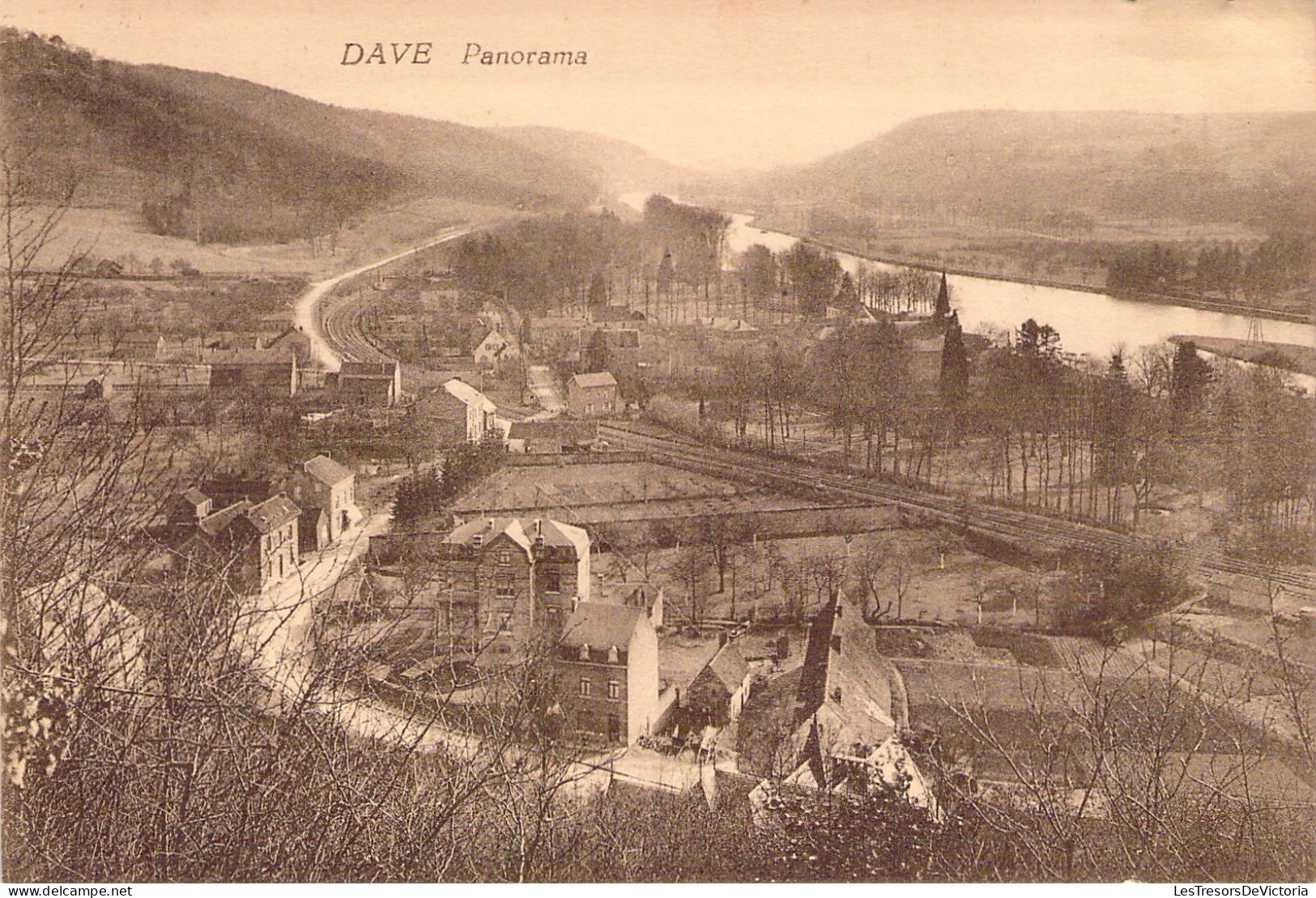 BELGIQUE - DAVE - Panorama - Carte Postale Ancienne - Other & Unclassified