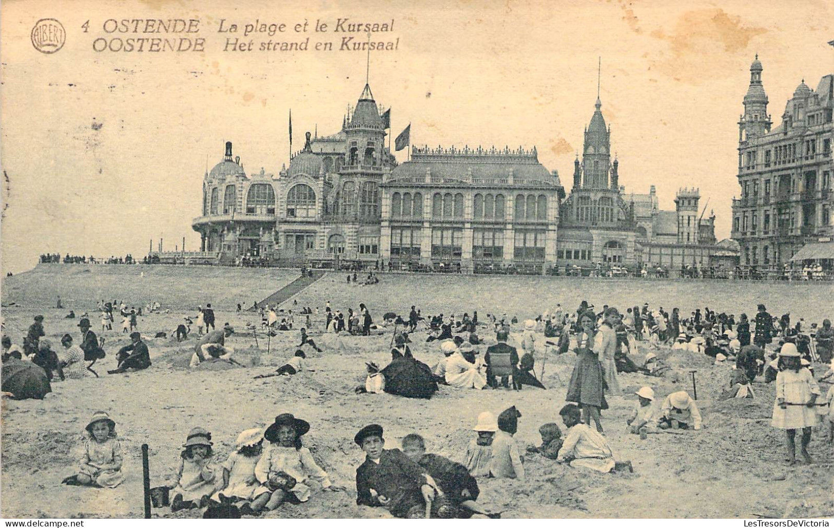 BELGIQUE - OSTENDE - La Plage Et Le Kursaal - Carte Postale Ancienne - Oostende