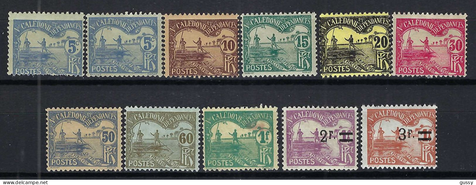 NOUVELLE CALEDONIE Taxe Ca.1906-27: Lot De Neufs* - Strafport