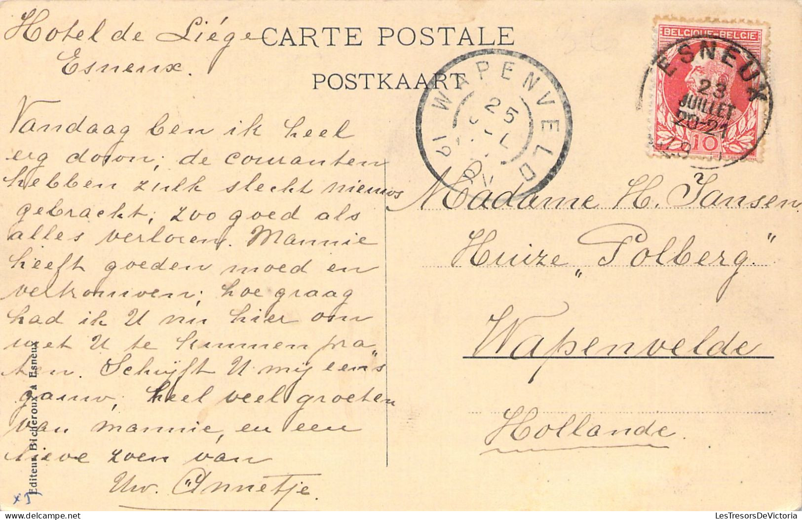 BELGIQUE - ESNEUX - Le Château Le Fy - Carte Postale Ancienne - Esneux
