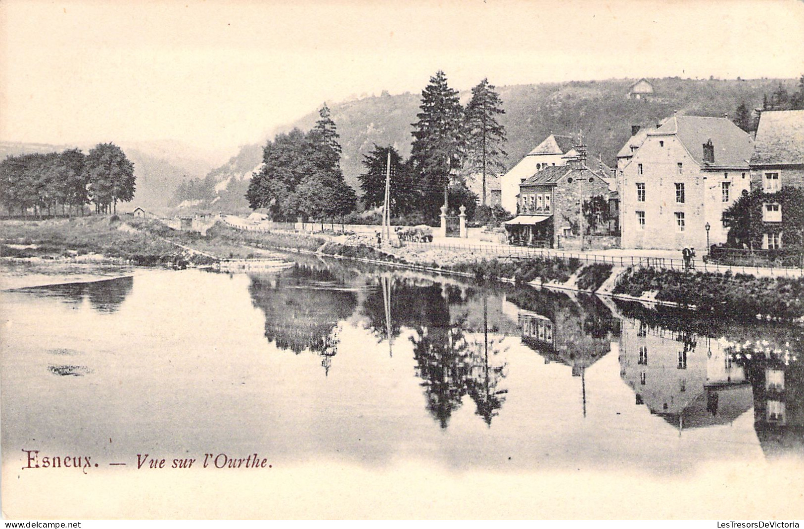 BELGIQUE - ESNEUX - Vue Sur L'Ourthe - Carte Postale Ancienne - Esneux