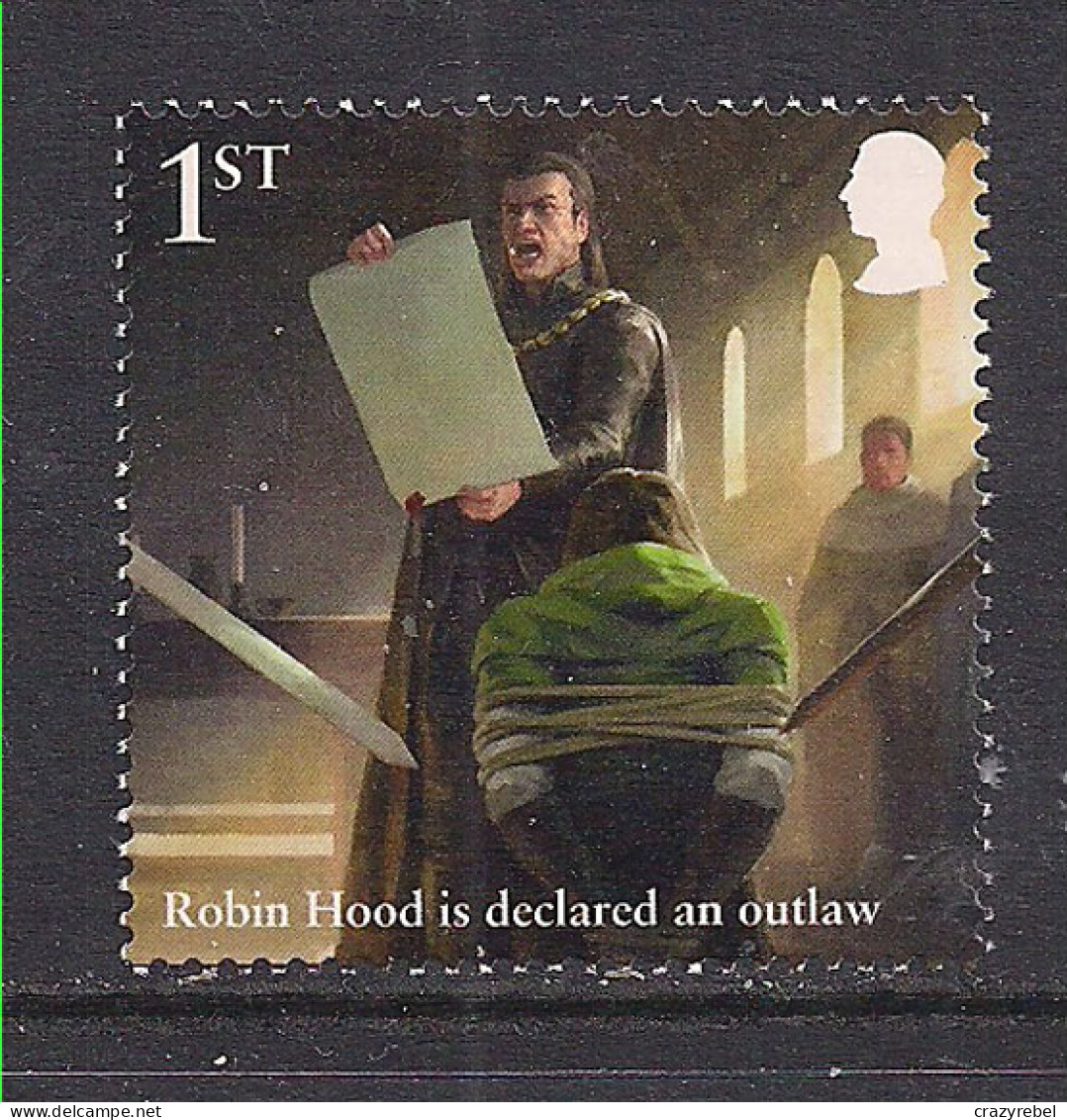 GB 2023 KC 3rd 1st Robin Hood Declared Outlaw Umm ( C1479 ) - Unused Stamps