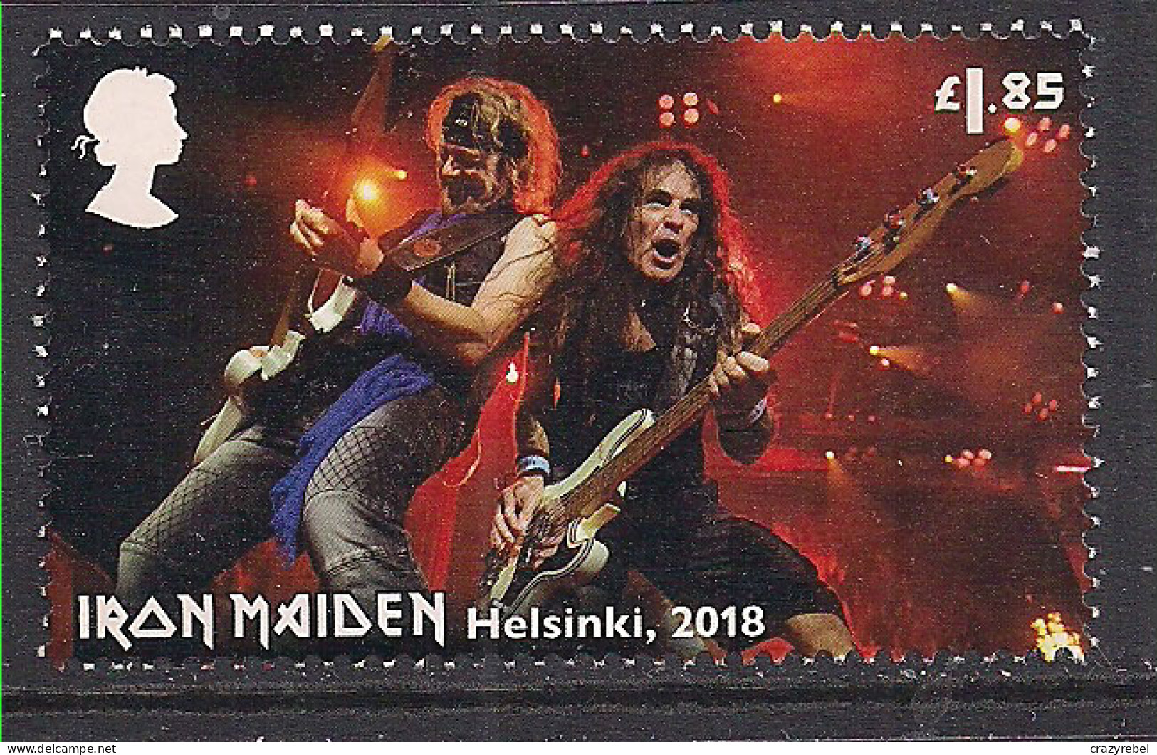 GB 2023 QE2 £1.85 Iron Maiden Tour Helsinki 2018 Umm ( C960 ) - Ongebruikt