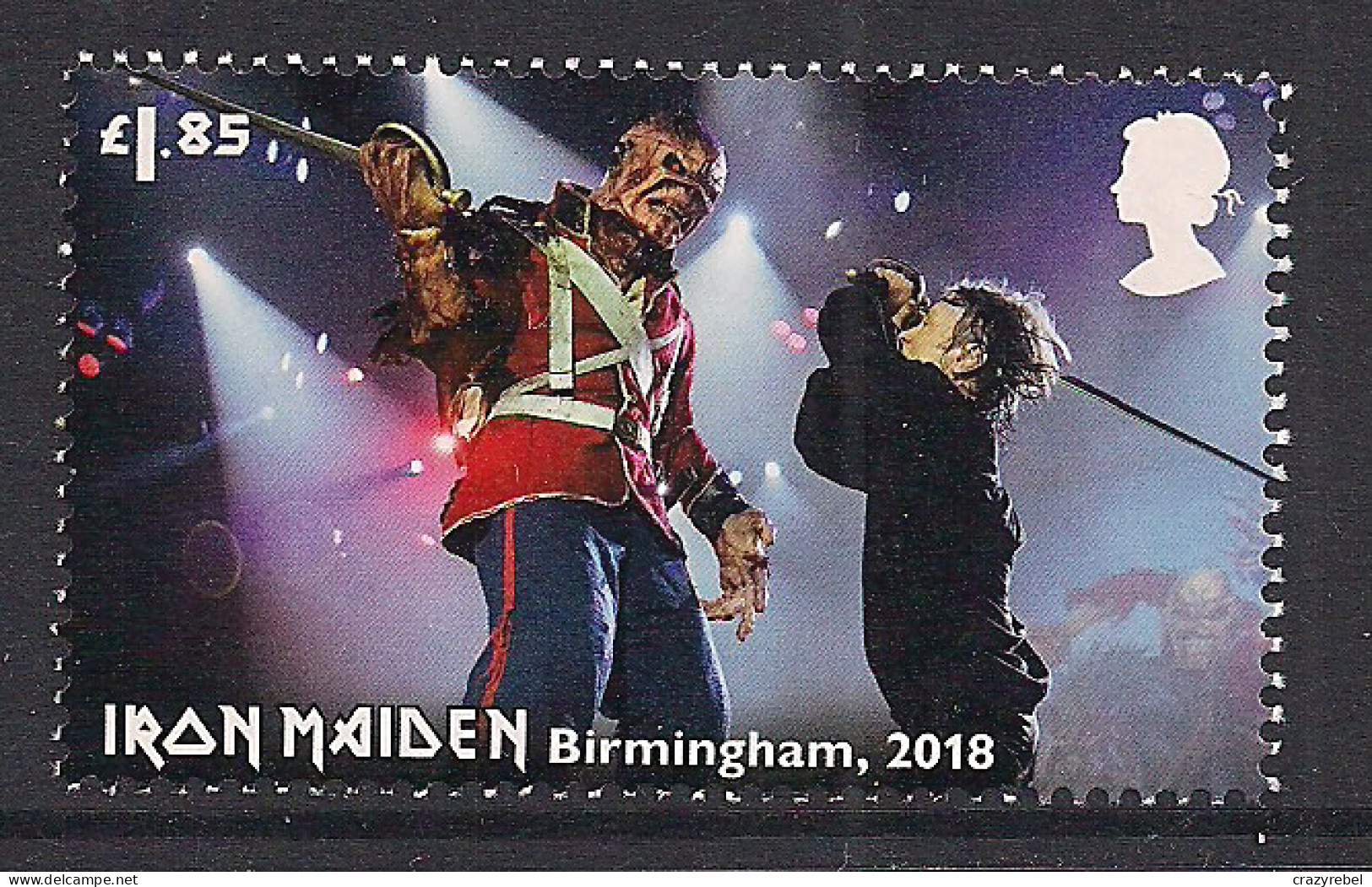 GB 2023 QE2 £1.85 Iron Maiden Tour Birmingham 2018 Umm ( C992 ) - Ungebraucht