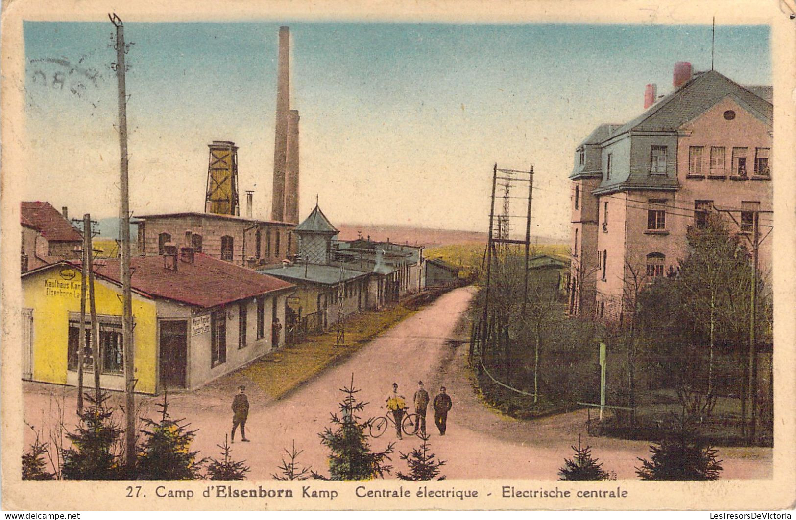 BELGIQUE - ELSENBORN Camp - Centrale électrique - Carte Postale Ancienne - Elsenborn (camp)