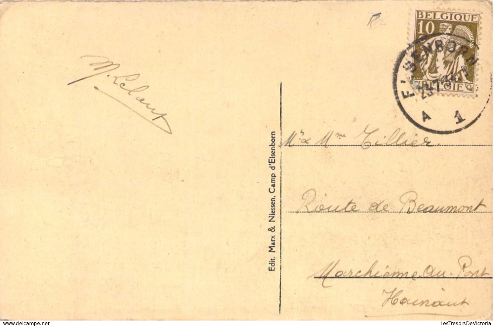 BELGIQUE - ELSENBORN Camp - Centrale électrique - Carte Postale Ancienne - Elsenborn (camp)