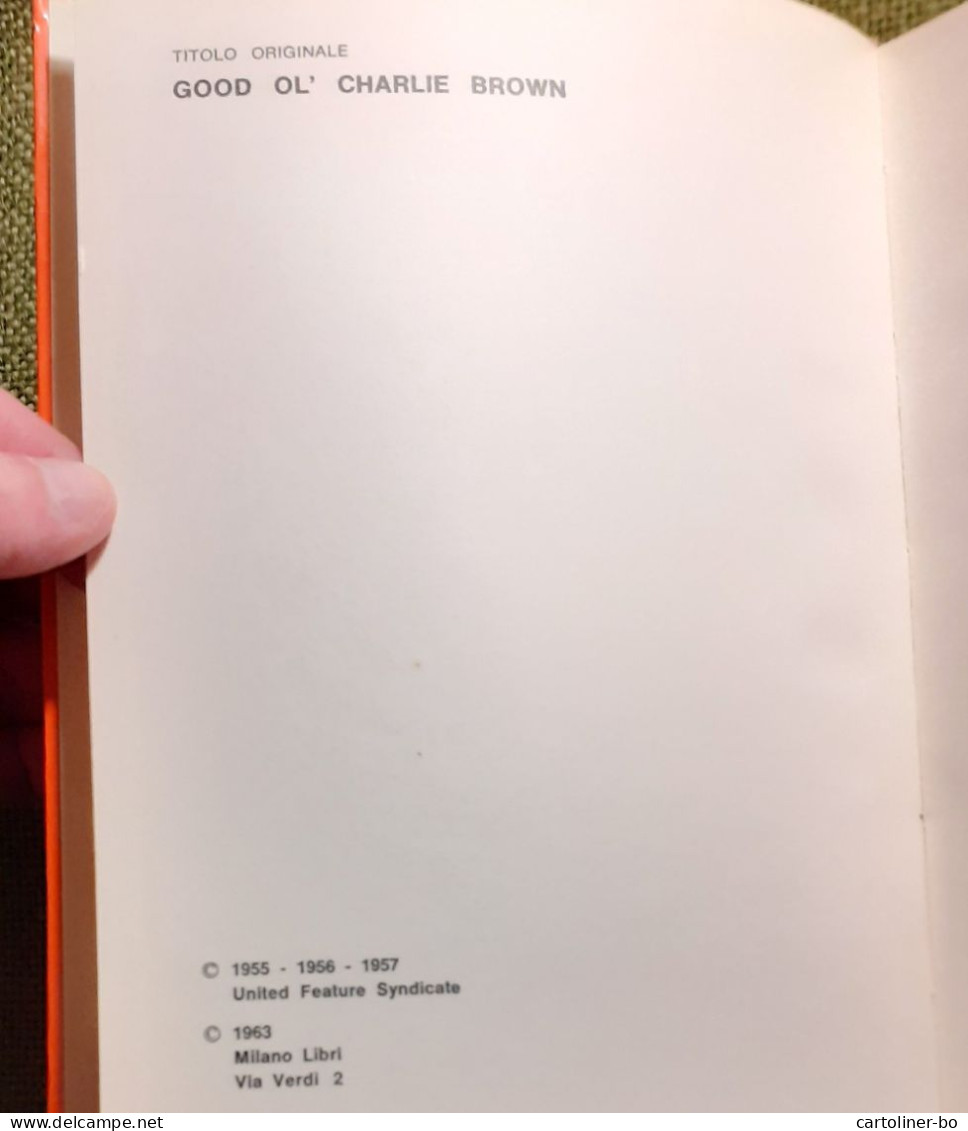 Charlie Brown Prima Ed. It. In Volume 1963 - Eerste Uitgaves