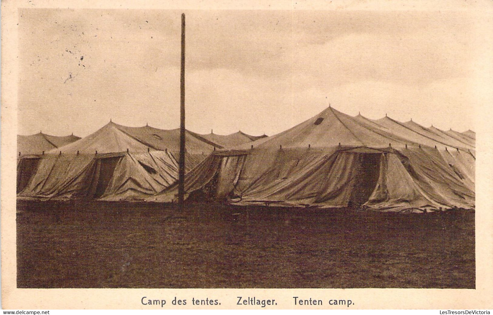 BELGIQUE - Zeltlager - Camp Des Tentes - Carte Postale Ancienne - Sonstige & Ohne Zuordnung