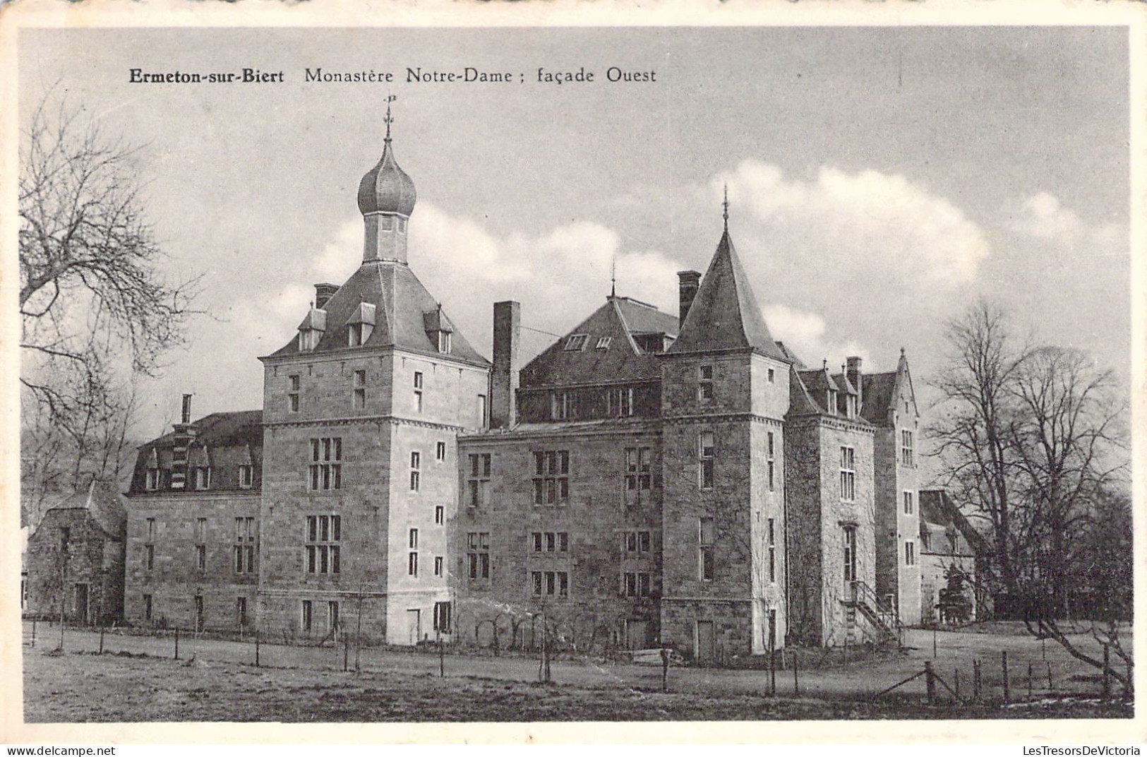 BELGIQUE - ERMETON SUR BIERT - Monastère Notre Dame - Façade Ouest - Carte Postale Ancienne - Sonstige & Ohne Zuordnung