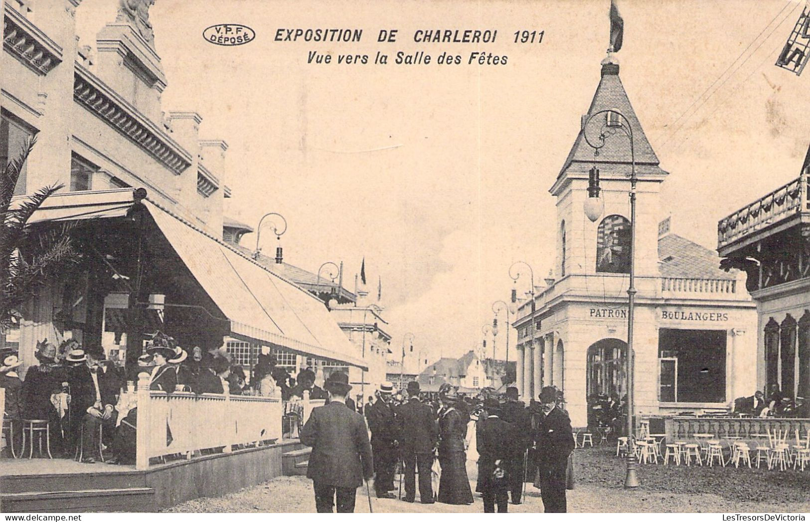 BELGIQUE - CHARLEROI - Exposition 1911 - Vue Vers La Salle Des Fêtes - Carte Postale Ancienne - Charleroi