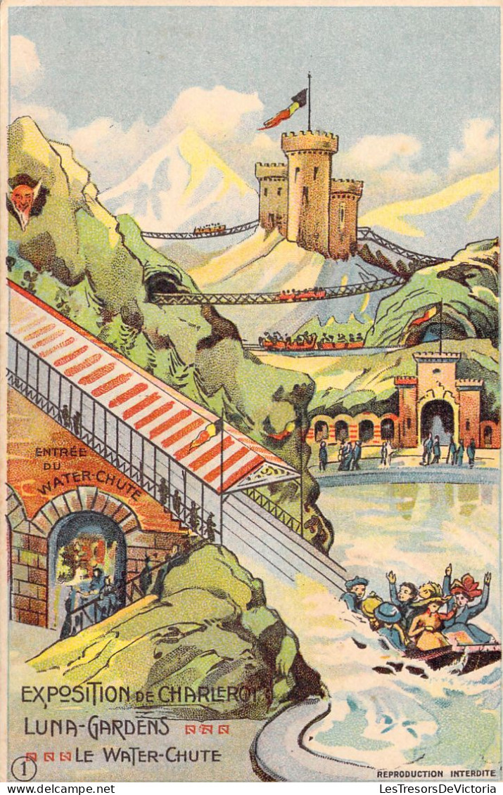 BELGIQUE - CHARLEROI - Exposition 1911 - Le Water Chute - Carte Postale Ancienne - Charleroi