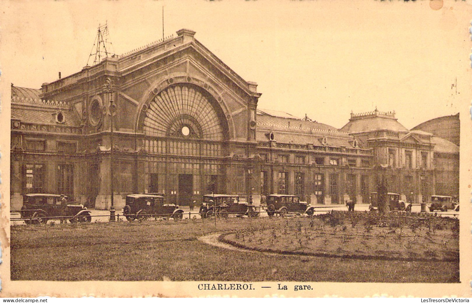 BELGIQUE - CHARLEROI - La Gare - Carte Postale Ancienne - Charleroi