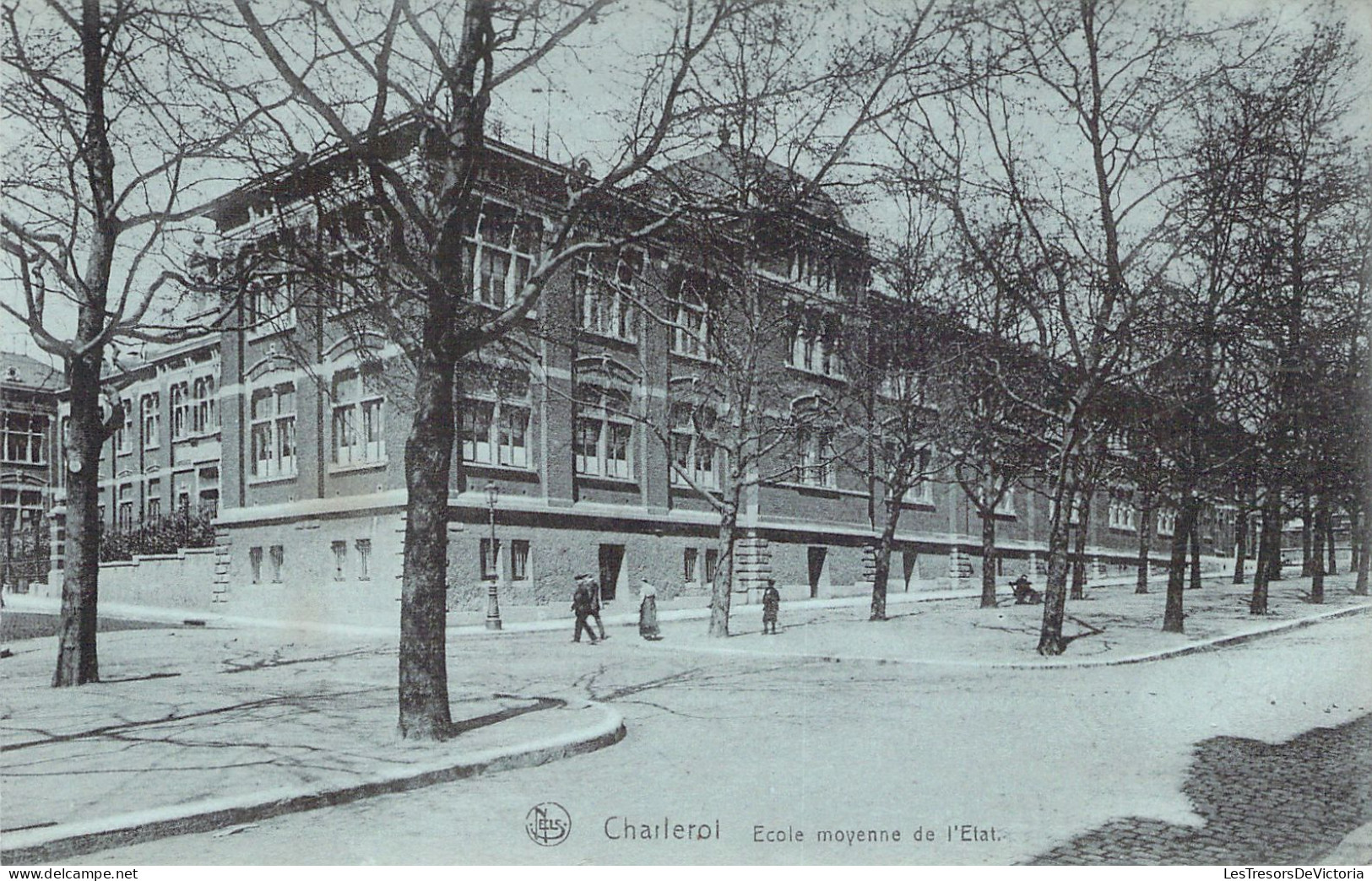 BELGIQUE - CHARLEROI - Ecole Moyenne De L'Etat - Carte Postale Ancienne - Charleroi