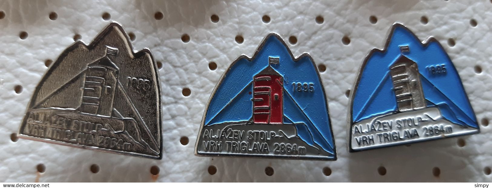 Triglav  2864m Aljaz Tower 1895 Alpinism, Mountaineering Slovenia Ex Yugoslavia  Pins - Alpinisme, Beklimming