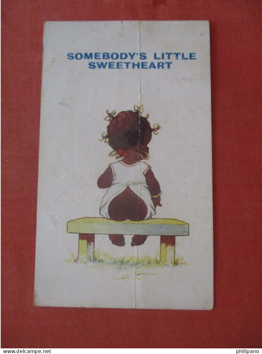 Black Americana   Don't Somebody's Little Sweetheart. Has Center Crease.      Ref 6039 - Black Americana