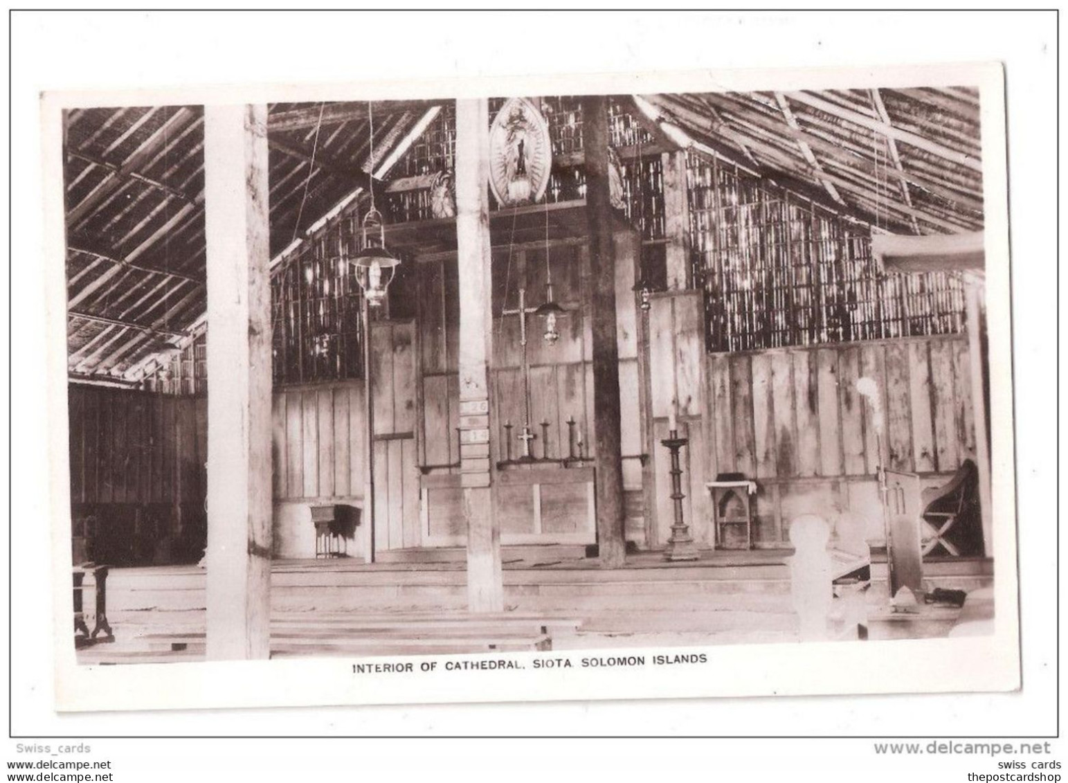 Interior Cathedral Siota Solomon Islands St Luke's Anglican Cathedral, Siota - Isole Salomon