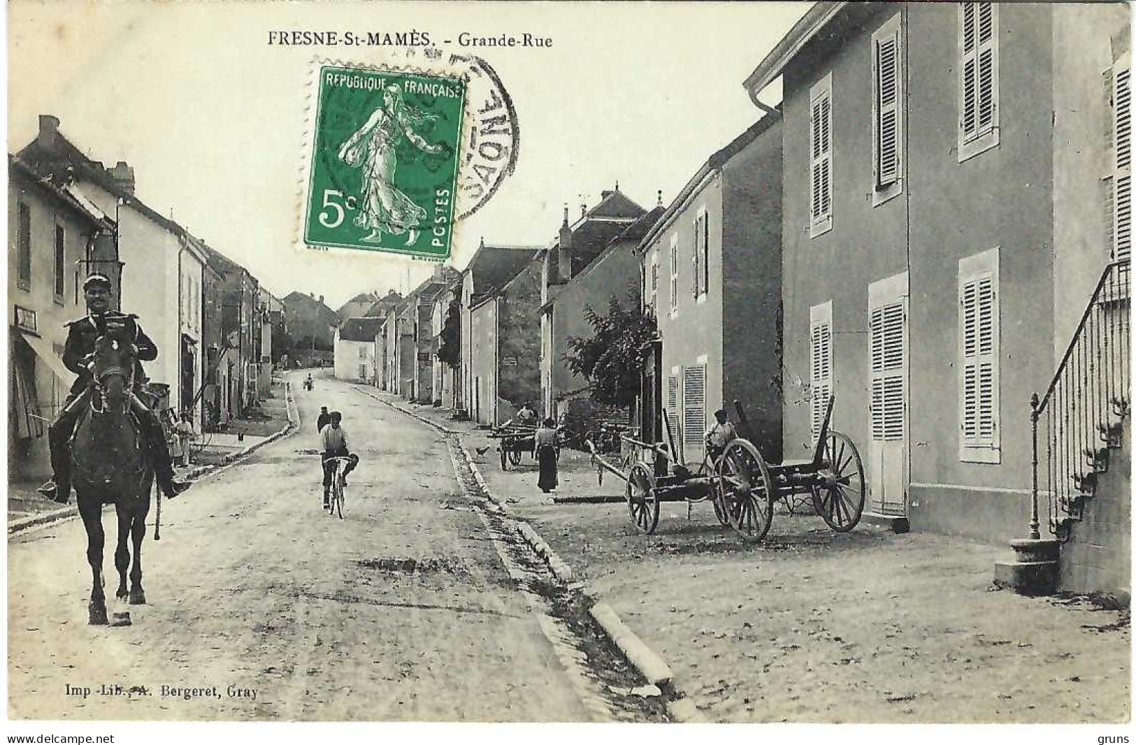 Fresne St Mames Grande Rue, Rare - Fresne-Saint-Mamès