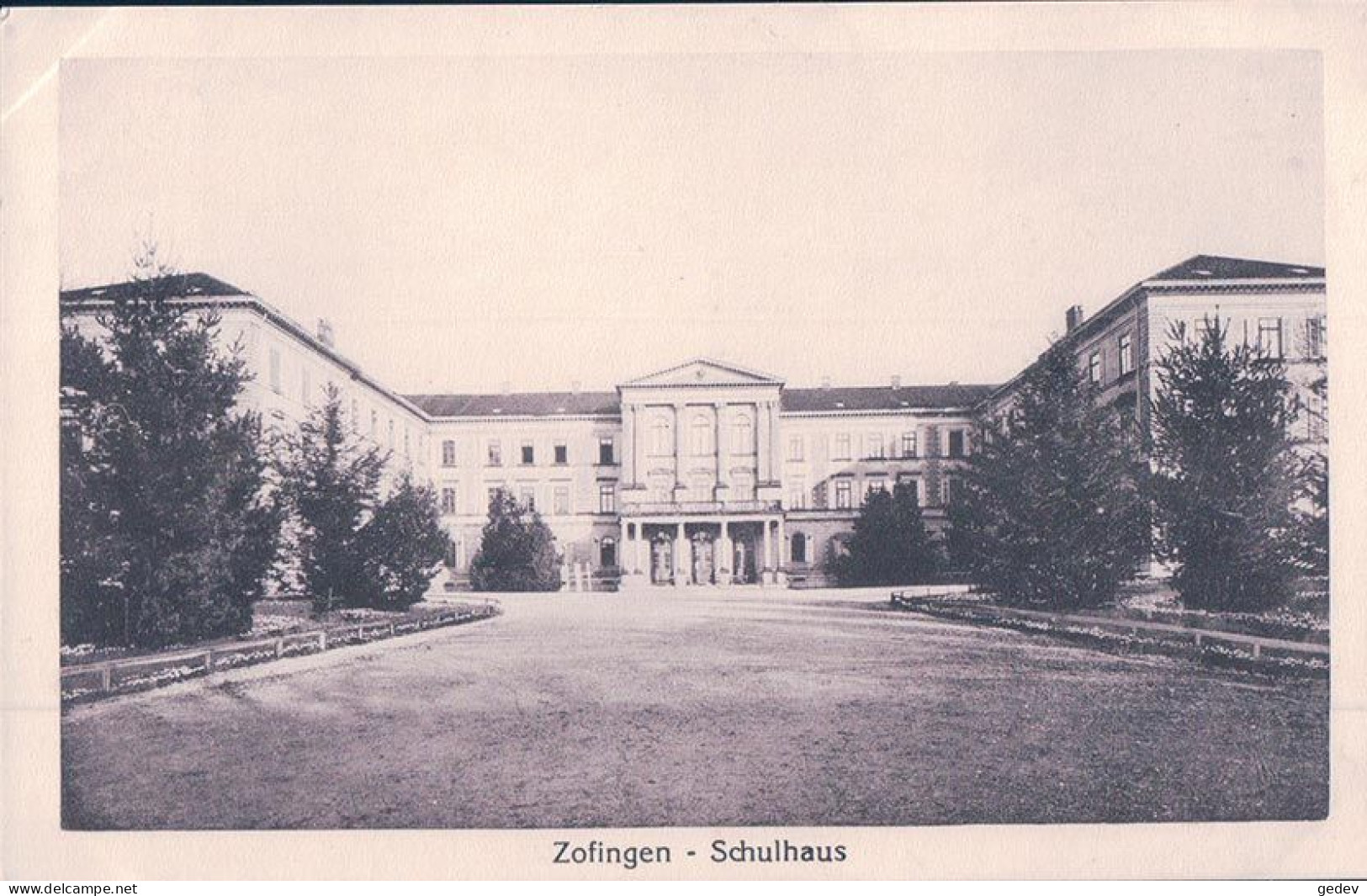 Zofingen AG, Schulhaus (20.11.1918) - Zofingue