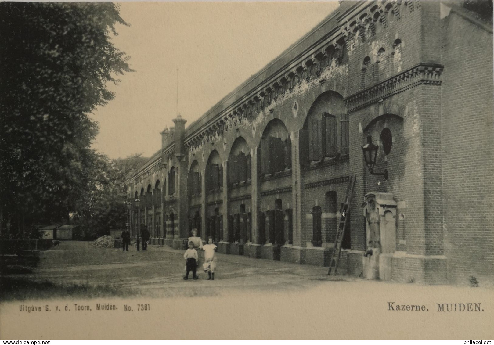 Naarden (NH) Kazerne Ca 1900 - Naarden