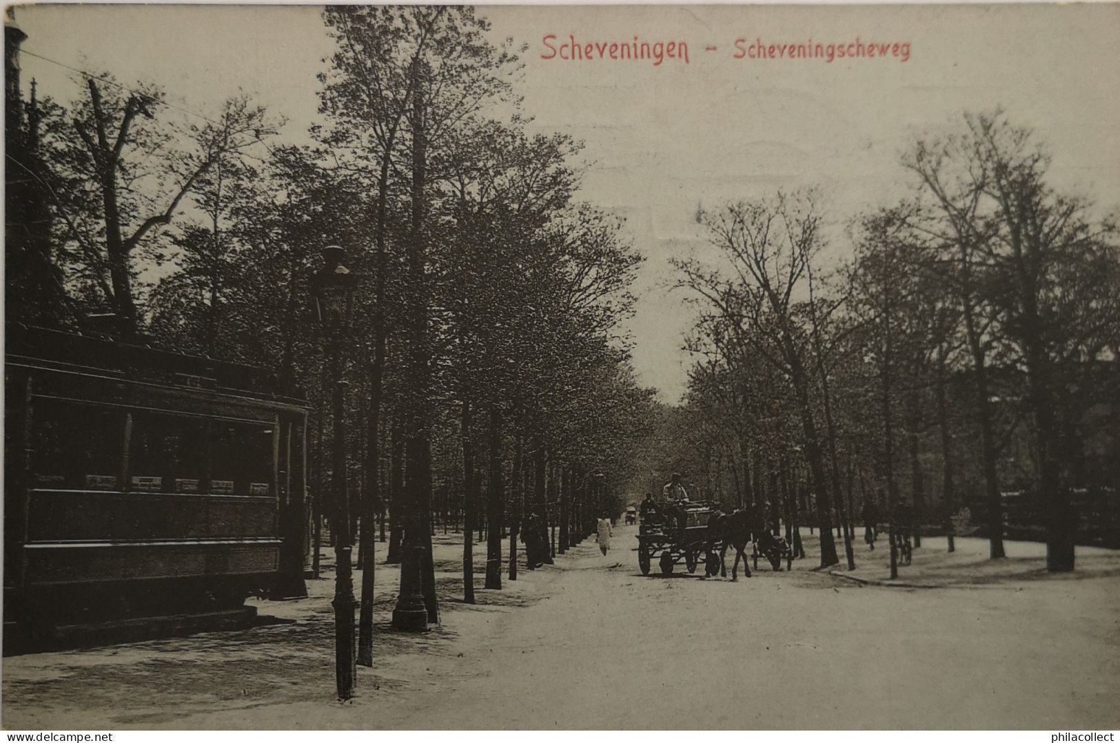 Scheveningen // Scheveningscheweg  (Tram) 1907 - Scheveningen