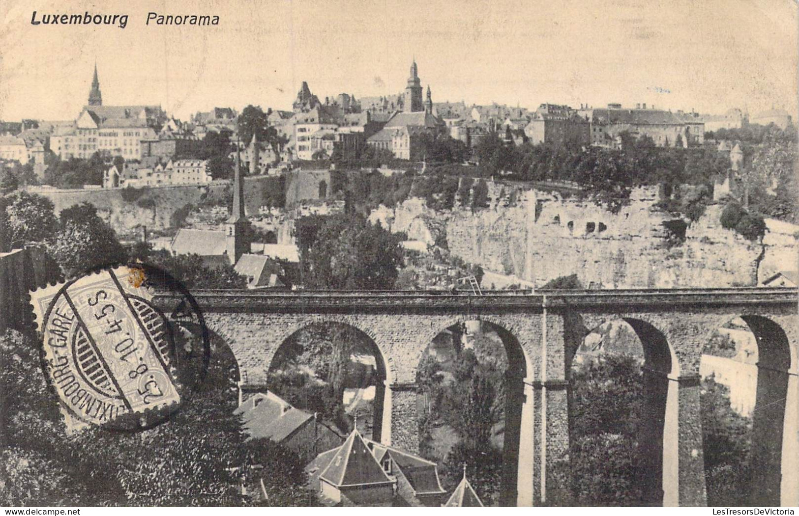 LUXEMBOURG - Panorama - Carte Postale Ancienne - Luxemburg - Stadt