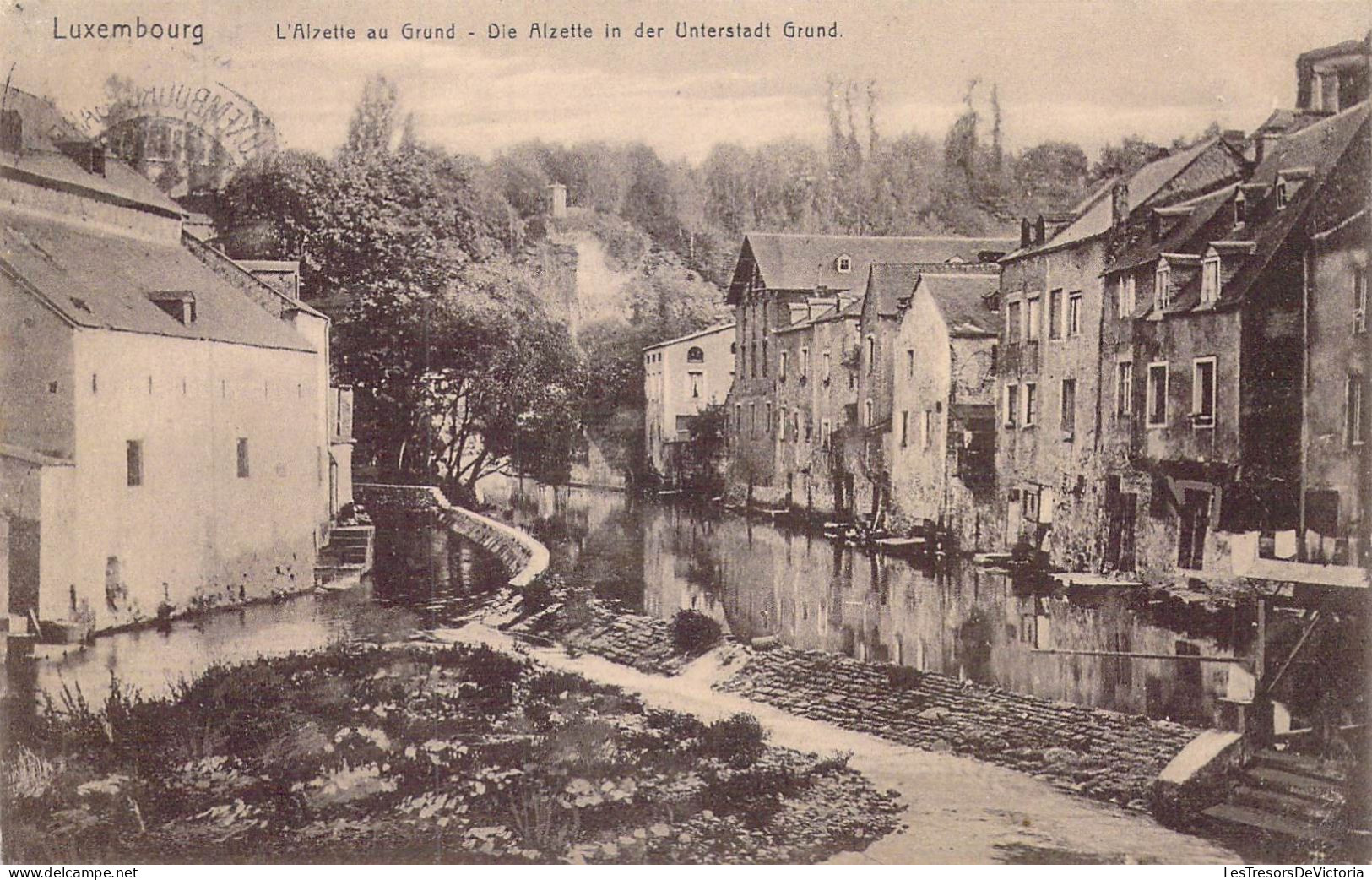 LUXEMBOURG - L'Alzette Au Grund - Carte Postale Ancienne - Luxemburg - Stad