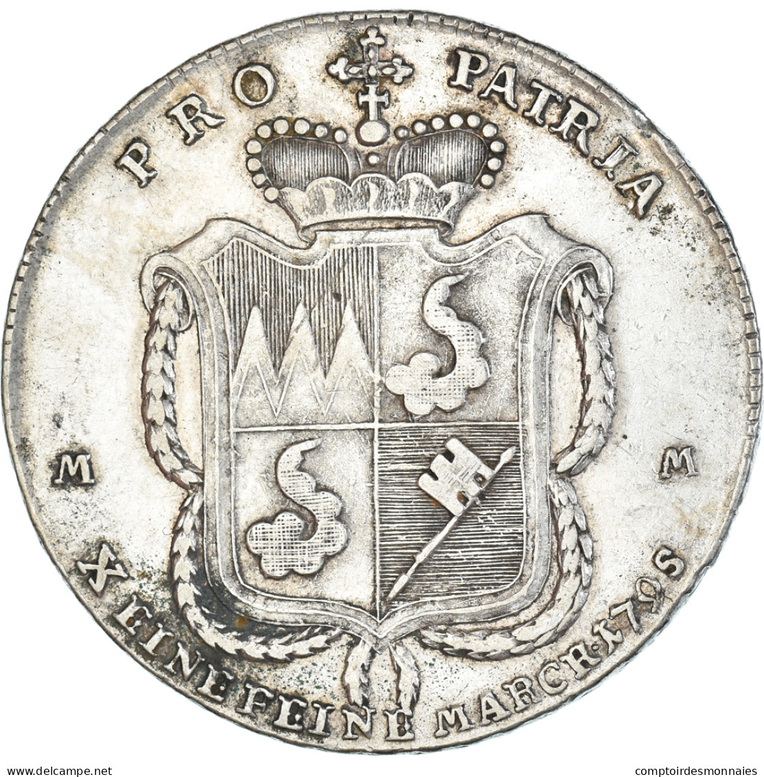 Monnaie, Etats Allemands, WURZBURG, Georg Karl, Thaler, 1795, Würzburg, TTB - Taler & Doppeltaler