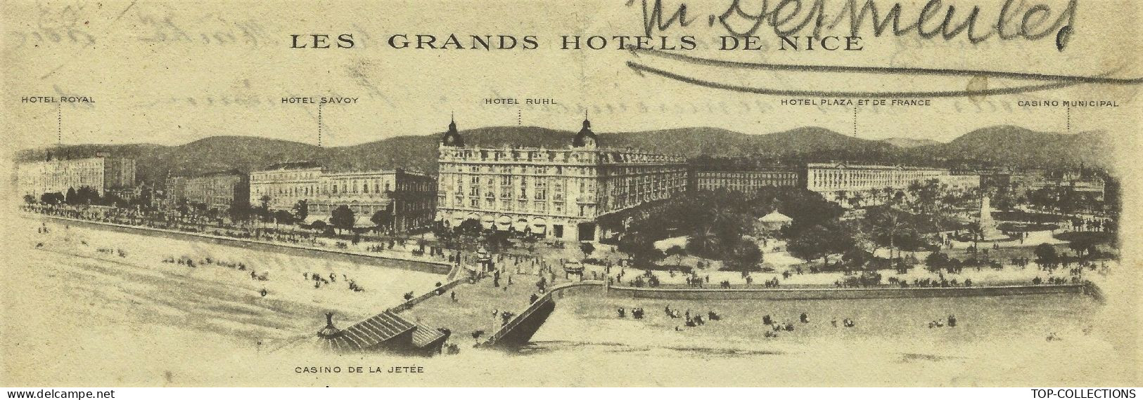 1925   HoTEL RUHL PALACE Nice Promenade  Des Anglais  Aujourd’hui Démoli V. HISTORIQUEMAFIA RUSSE - 1900 – 1949