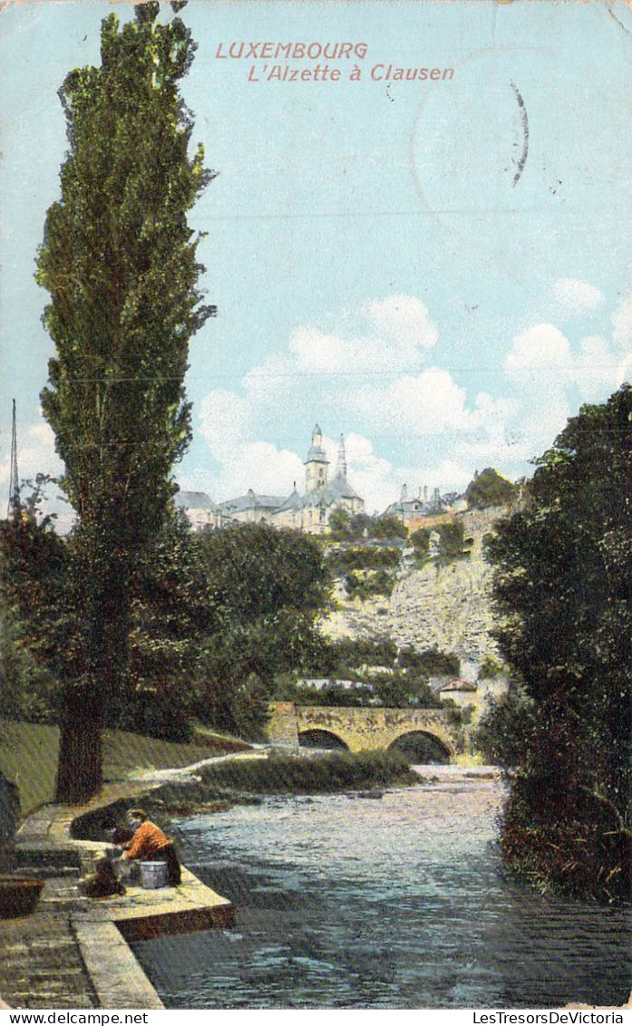 LUXEMBOURG - L'Alzette à Clausen - Carte Postale Ancienne - Luxembourg - Ville