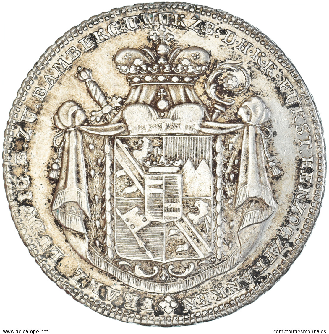 Monnaie, Etats Allemands, BAMBERG, Franz Ludwig, Thaler, 1795, Bamberg, TTB - Taler & Doppeltaler