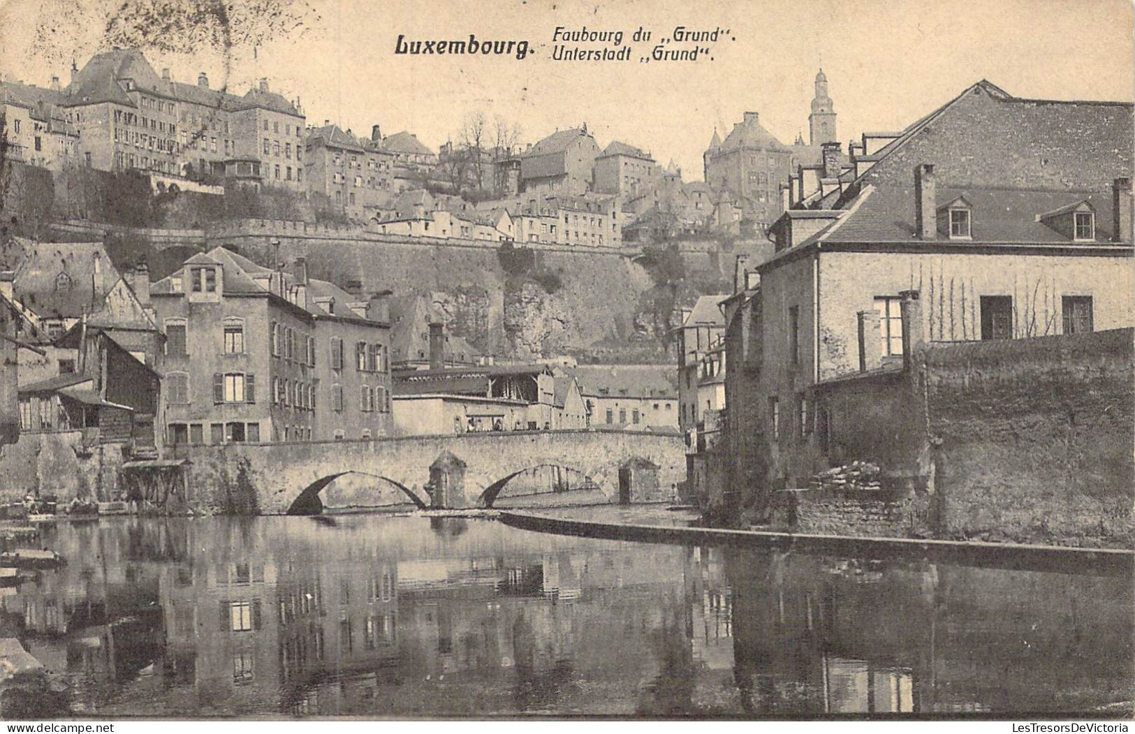 LUXEMBOURG - Faubourg Du Grund - Carte Postale Ancienne - Luxemburg - Town