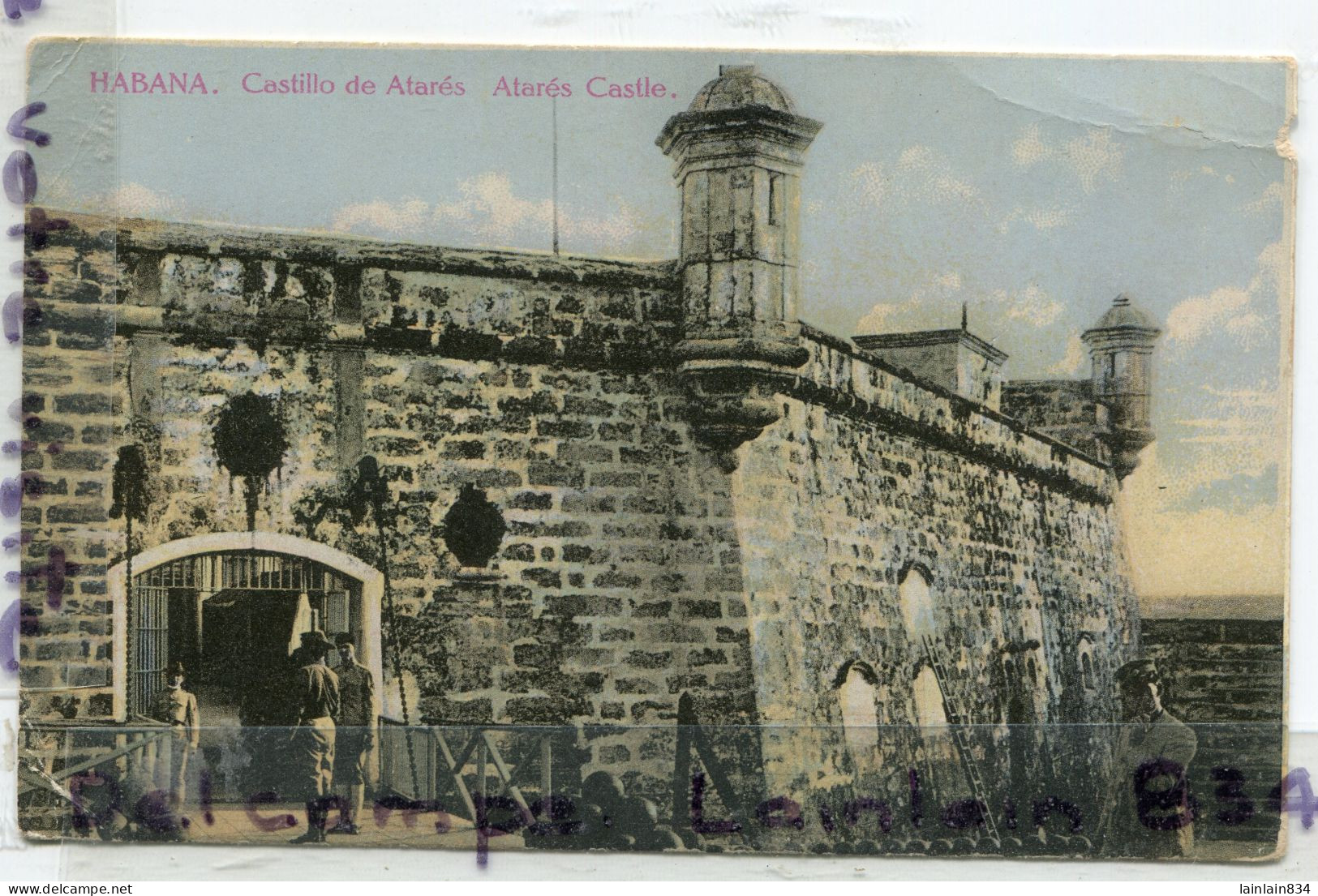 - Castillo De Atares  - Habana - CUBA  - Castle, Carte Rare, Animation, Non écrite, BE, Scans. - Cuba