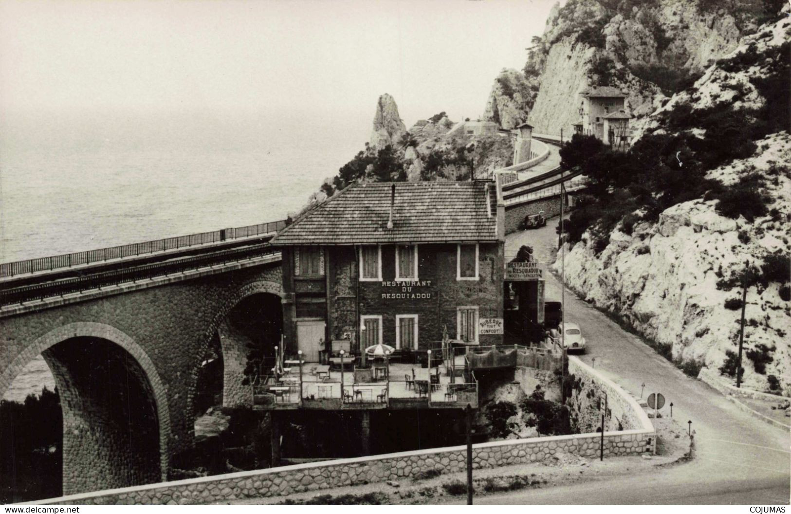 13 - MARSEILLE - S15407 - Carte Photo - L'Estaque - Restaurant Du Resquiadou - Automobile - L'Estaque