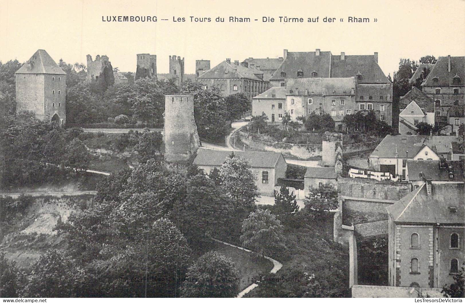LUXEMBOURG - Les Tours Du Rham - Carte Postale Ancienne - Luxembourg - Ville